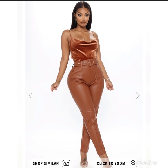 Fashion Nova Pants - Fashion nova faux pants